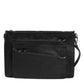 Dolce & Gabbana Black Palmellato Leather Logo Plaque Shoulder Borse Bag
