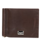 Dolce & Gabbana Brown Leather DG Logo Engrave Bifold Card Holder Wallet