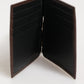 Dolce & Gabbana Brown Leather DG Logo Engrave Bifold Card Holder Wallet