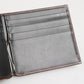 Dolce & Gabbana Brown Leather DG Logo Engrave Bifold Card Holder Wallet