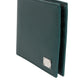 Dolce & Gabbana Green Leather DG Logo Plaque Bifold Card Holder Wallet