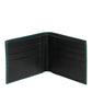 Dolce & Gabbana Green Leather DG Logo Plaque Bifold Card Holder Wallet