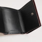 Dolce & Gabbana Red Leather Bold Logo Print Trifold Men Card Holder Wallet