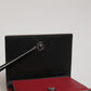 Dolce & Gabbana Red Leather Bold Logo Print Trifold Men Card Holder Wallet