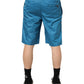 Dolce & Gabbana Blue Logo Waistband Beachwear Shorts Swimwear
