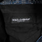 Dolce & Gabbana Blue Silver Shiny Silk Skinny Men Trouser Pants