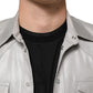 Dolce & Gabbana Metallic Gray Cotton Button Down Men Shirt