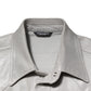 Dolce & Gabbana Metallic Gray Cotton Button Down Men Shirt
