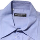 Dolce & Gabbana Light Blue Cotton Teddy Bear Long Sleeve Shirt