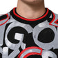 Dolce & Gabbana Multicolor Logo Monogram Crew Neck Sweater