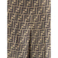 Fendi Monogram pattern silk Pants