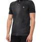Dolce & Gabbana Gray Cotton Crown Collared Men Polo T-shirt