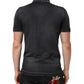 Dolce & Gabbana Gray Cotton Crown Collared Men Polo T-shirt