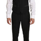 Dolce & Gabbana Sleek Black Slim Fit Formal Vest