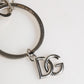 Dolce & Gabbana Silver DG Logo Key Holder Keychain Bag Charm Keyring