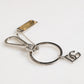 Dolce & Gabbana Silver DG Logo Key Holder Keychain Bag Charm Keyring