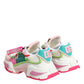 Dolce & Gabbana Multicolor Leather Airmaster Low Top Sneaker Shoes