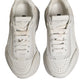 Dolce & Gabbana White Daymaster Low Top Sneaker Shoes