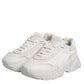 Dolce & Gabbana White Daymaster Low Top Sneaker Shoes
