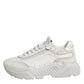 Dolce & Gabbana White Daymaster Low Top Sneaker Shoes