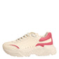 Dolce & Gabbana Beige Leather Daymaster Women Sneaker Shoes
