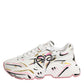 Dolce & Gabbana Multicolor Hand Painted DAYMASTER Sneaker Shoes