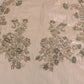 Dolce & Gabbana Beige Sequined Flower Flare Ball Gown Dress