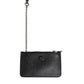 Dolce & Gabbana Black Leather Chain Link Mens Coin Purse Key Clip Holder Wallet