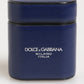 Dolce & Gabbana Blue Leather Logo Print Flip Holder Men Airpods Case