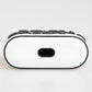Dolce & Gabbana White Black Rubber Logo Embossed Accessory Airpods Case