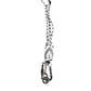 Dolce & Gabbana Black White Polyester Tape String DG Logo Keychain Keyring
