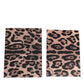Dolce & Gabbana Multicolor Leopard Print Envelope Paper Post Card Holder