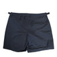 Dolce & Gabbana Navy Blue Polyester Pinstripe Men Shorts Swimwear