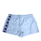 Dolce & Gabbana Light Blue Nylon DG Logo Tape Men Shorts Swimwear