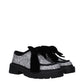 Jimmy Choo Gray Plastic Slip-On Loafers