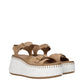 Chloé Brown Leather Platforms
