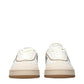 Fendi White Leather Low Tops