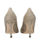 Jimmy Choo Gray Leather High Heel Pumps
