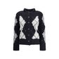 Ermanno Scervino Wool argyle-patterned Cardigan