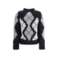 Ermanno Scervino Wool argyle-patterned Cardigan