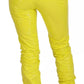 Dolce & Gabbana Yellow High Waist Skinny Women Trouser Pants