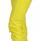 Dolce & Gabbana Yellow High Waist Skinny Women Trouser Pants