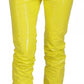 Dolce & Gabbana Yellow High Waist Skinny Women Trouser Pants