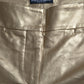 Dolce & Gabbana Gold High Waist Skinny Women Metallic Pants