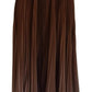 Dolce & Gabbana Beige Longuette Plisse Chiffon Midi Skirt