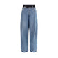 ALAINPAUL Elastic waist Jeans