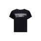 Givenchy Cotton T-shirt with print black givenchy tape