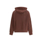 Brunello Cucinelli Balloon Net Embroidery Cardigan in cashmere with a hood