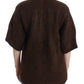 Cavalli Elegant Short Sleeved Brown Cardigan