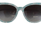 Dolce & Gabbana Elegant Blue Lace Detail Sunglasses